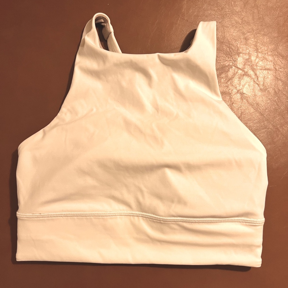 Lululemon High Neck Long Line Energy Bra in size 6
